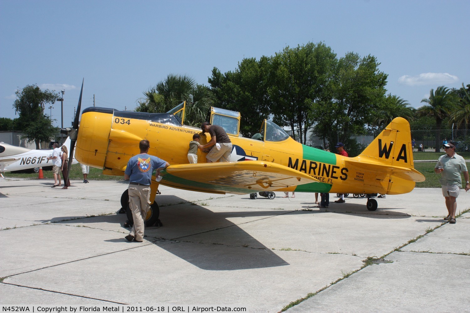 N452WA, 1945 North American SNJ-6 Texan C/N 121-43137, SNJ-6