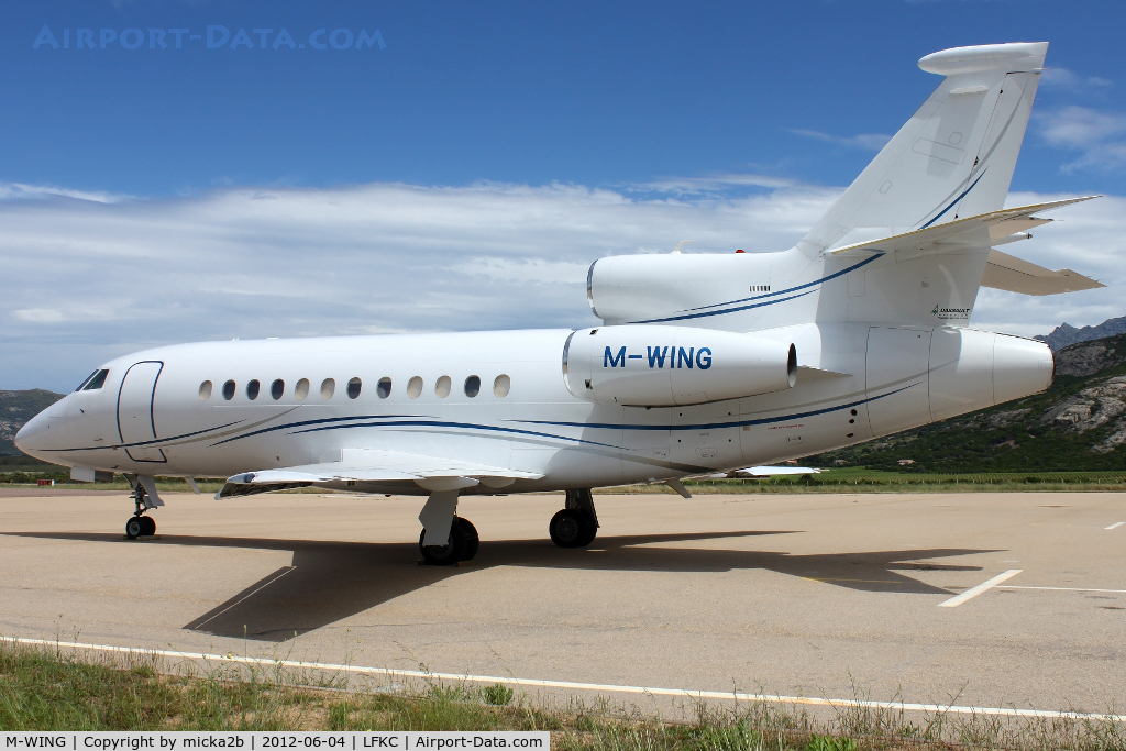 M-WING, 2007 Dassault Falcon 900DX C/N 609, Parked