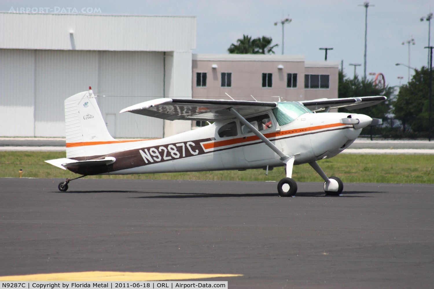 N9287C, 1955 Cessna 180 C/N 31386, Cessna 180