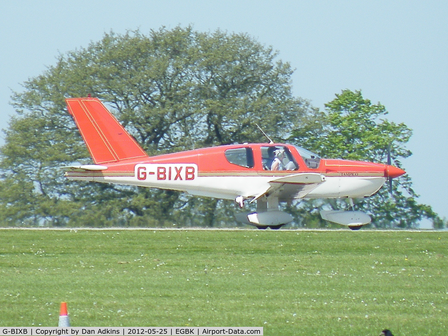G-BIXB, 1981 Socata TB-9 Tampico C/N 208, G-BIXB at the AeroExpo event at Sywell Aerodrome, Northamptonshire, UK, 25th May 2012.
