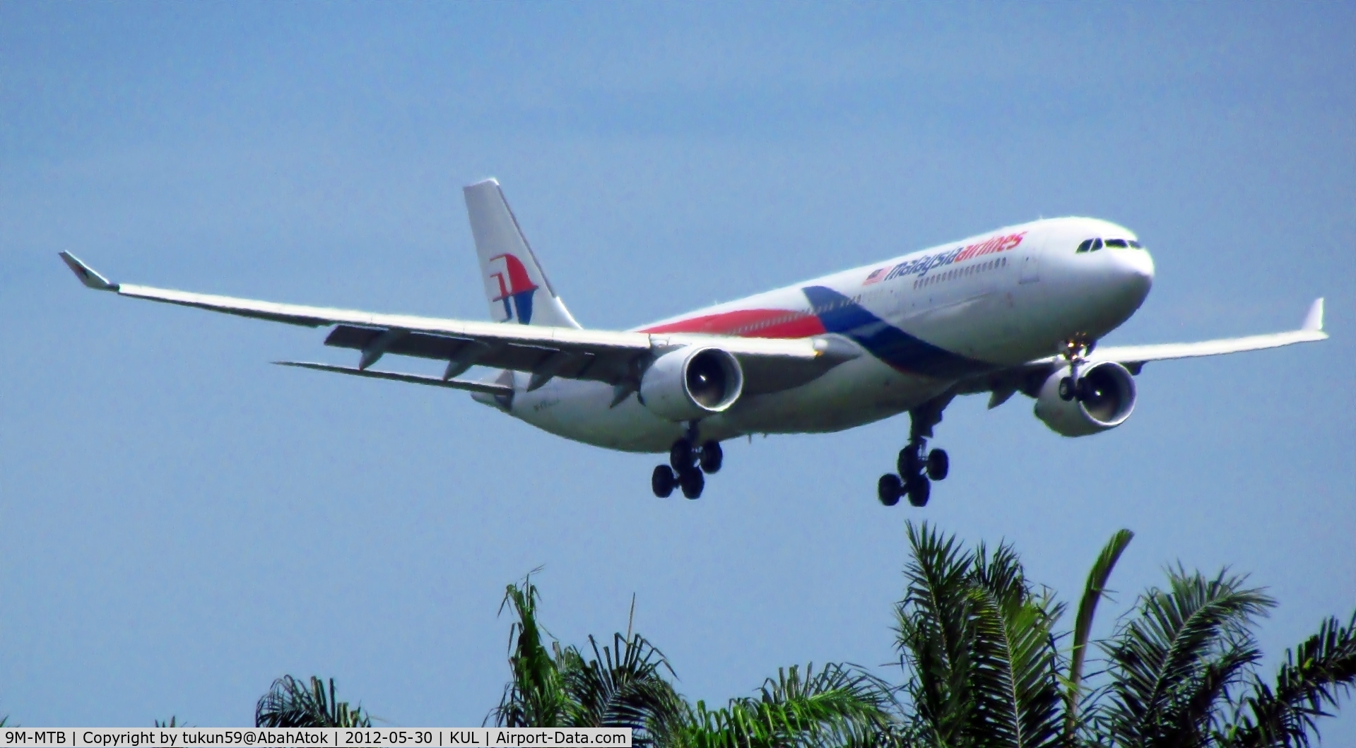 9M-MTB, 2006 Airbus A330-323X C/N 1219, Malaysia Airlines