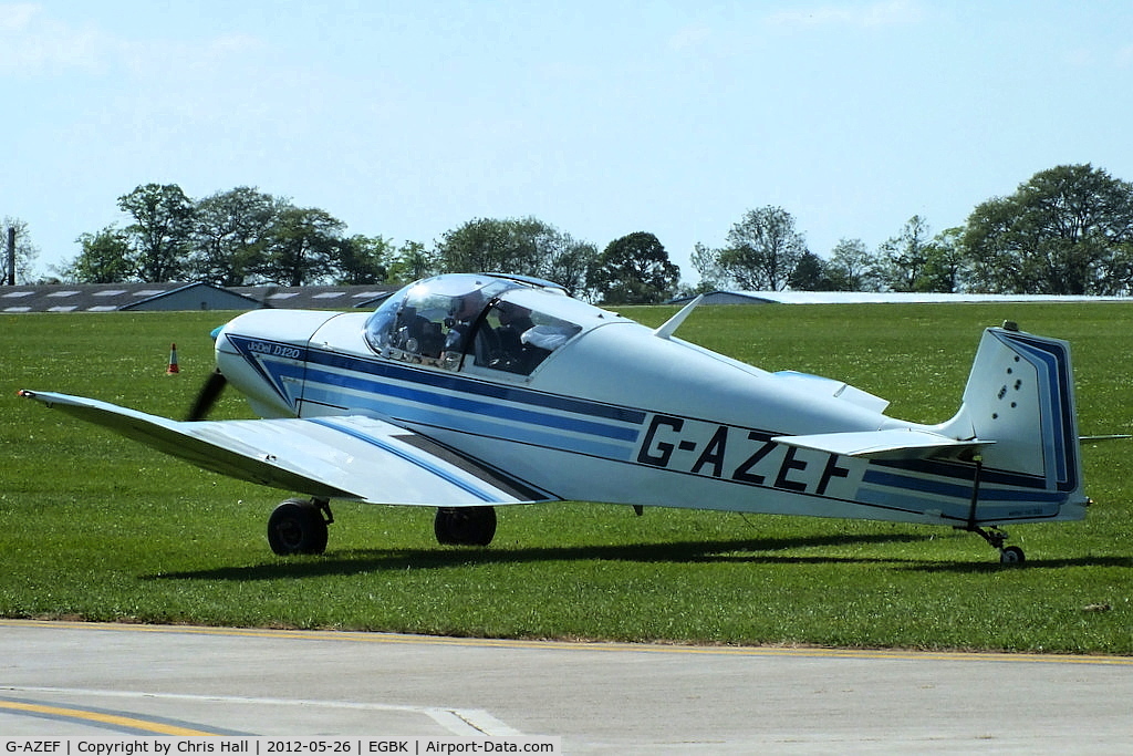 G-AZEF, 1966 Wassmer (Jodel) D-120 Paris-Nice C/N 321, at AeroExpo 2012