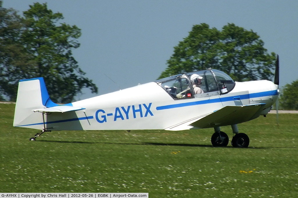 G-AYHX, 1958 SAN Jodel D-117A C/N 903, at AeroExpo 2012