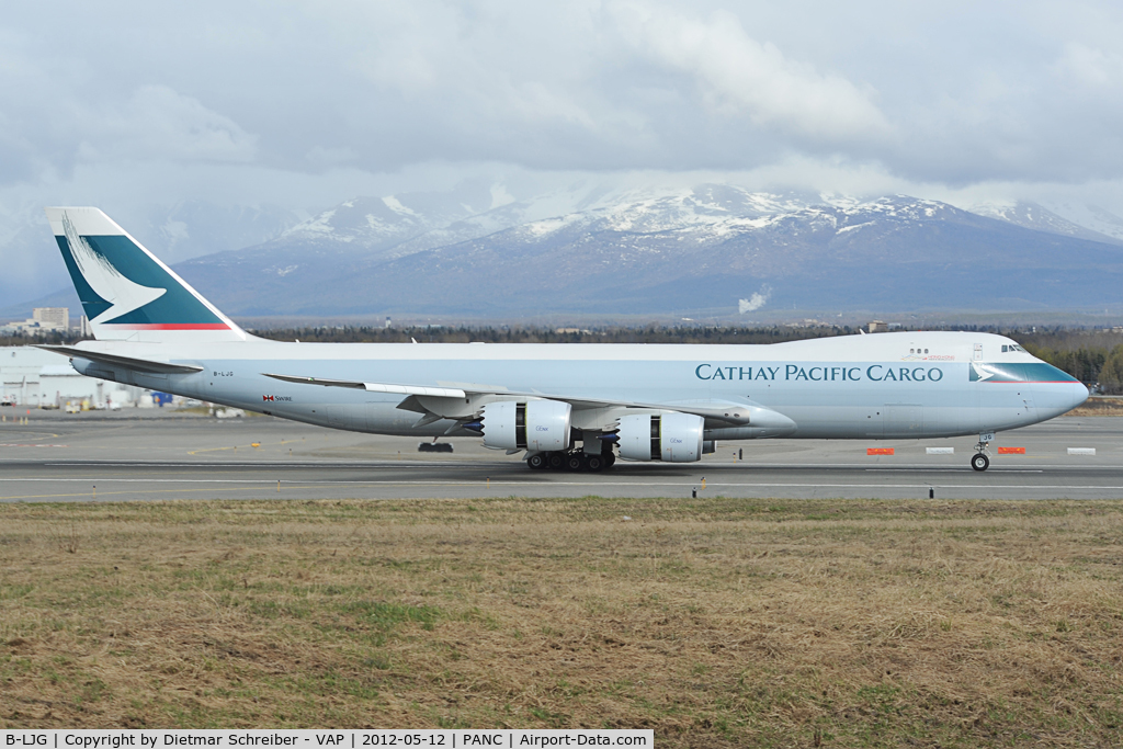 B-LJG, 2012 Boeing 747-867F C/N 39244, Cathay Pacific Boeing 747-800