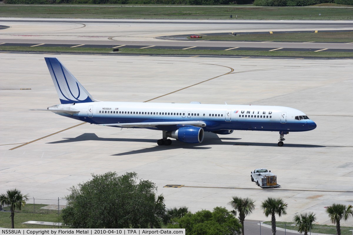 N558UA, 1992 Boeing 757-222 C/N 26654, United 757