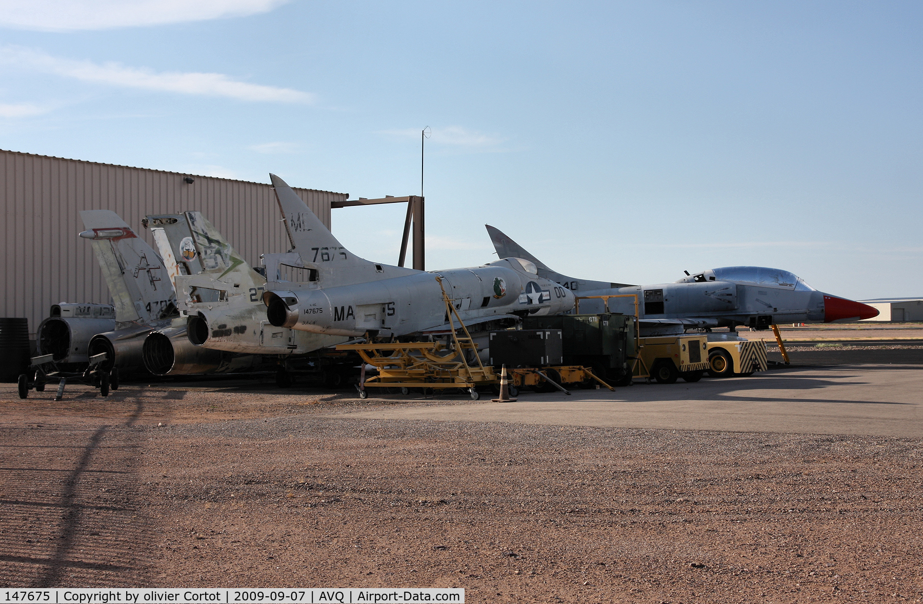 147675, Douglas A-4L Skyhawk C/N 12439, A-4C, Marana airport