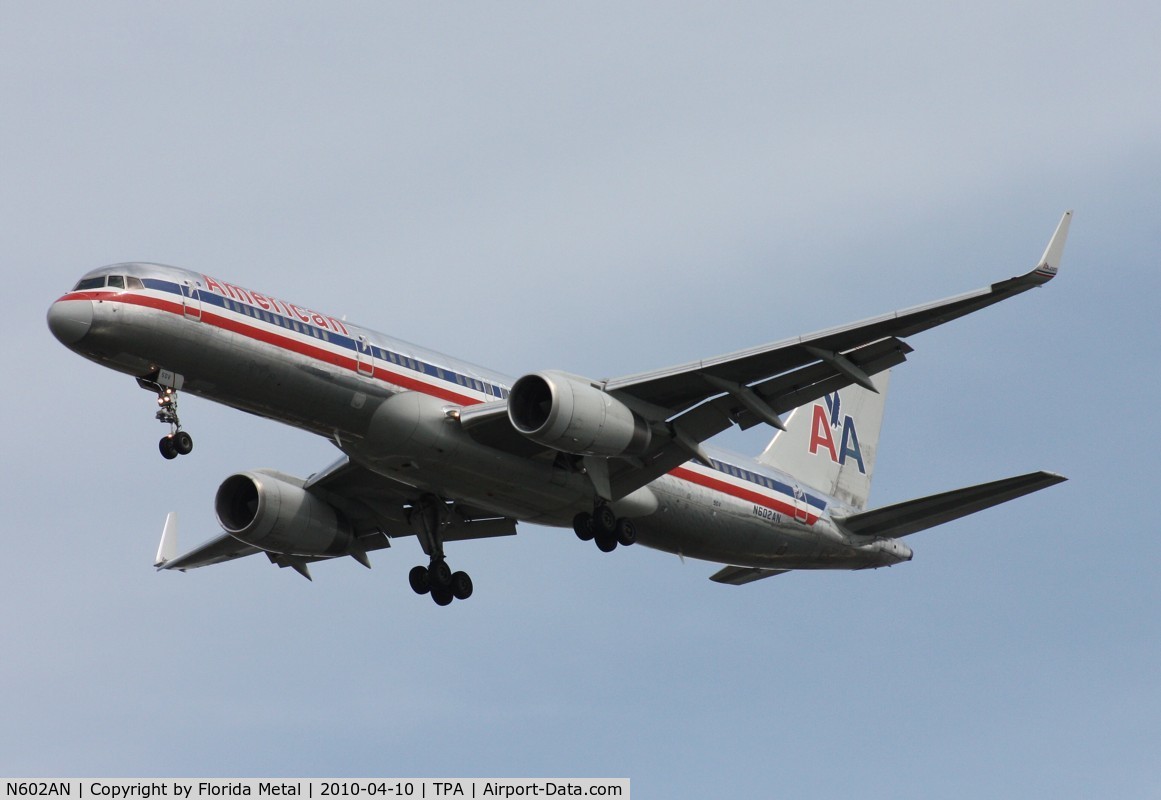 N602AN, 1995 Boeing 757-223 C/N 27053, American 757