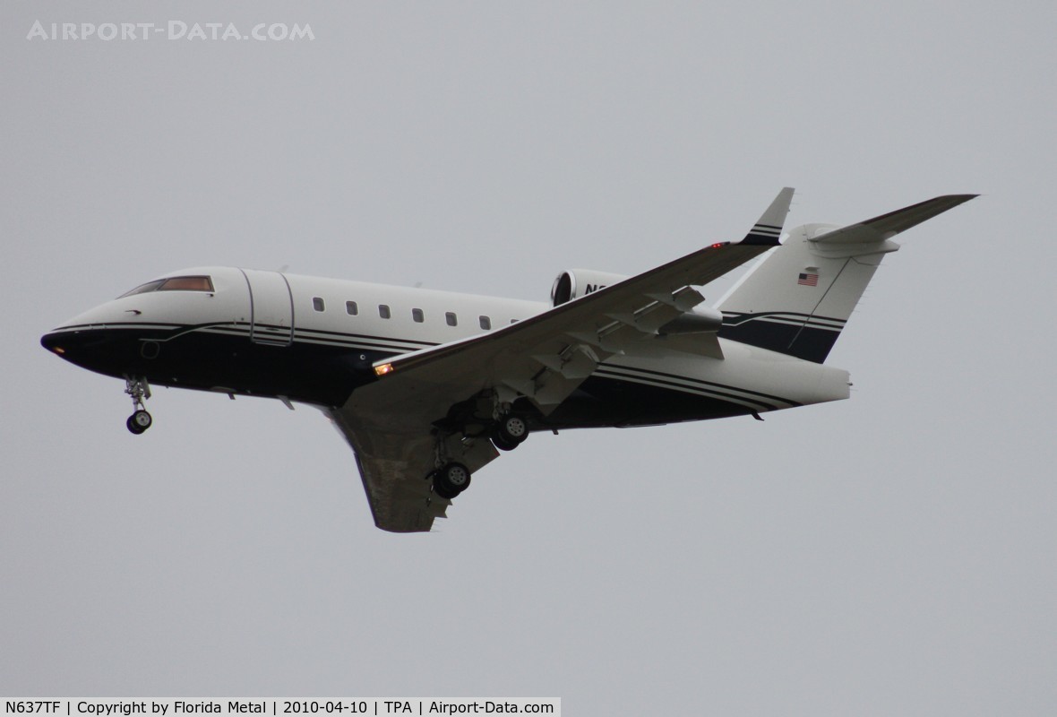 N637TF, 2005 Bombardier Challenger 604 (CL-600-2B16) C/N 5637, Challenger 604