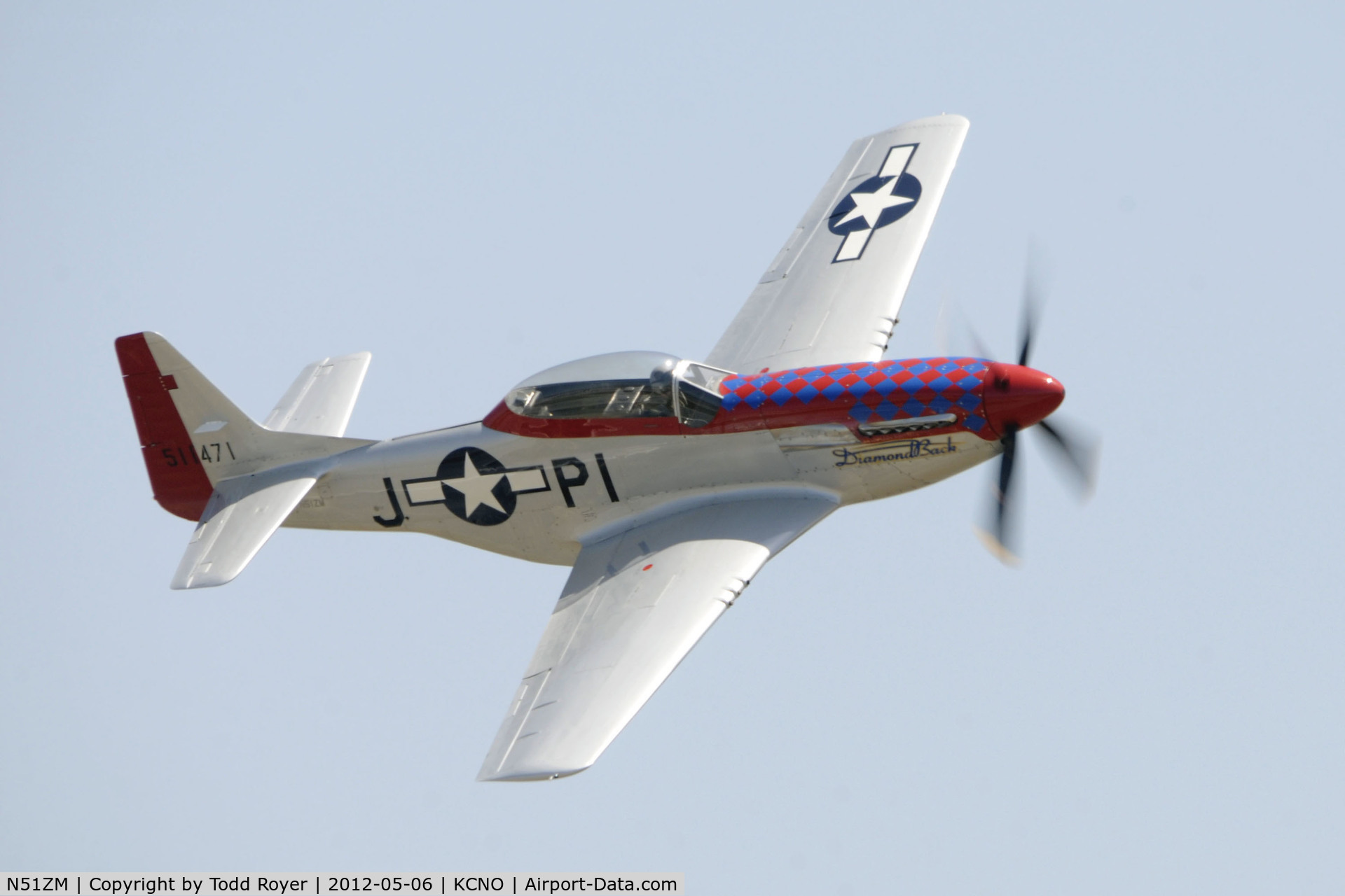 N51ZM, 1945 North American P-51D Mustang C/N 45-11471, 2012 Chino Airshow