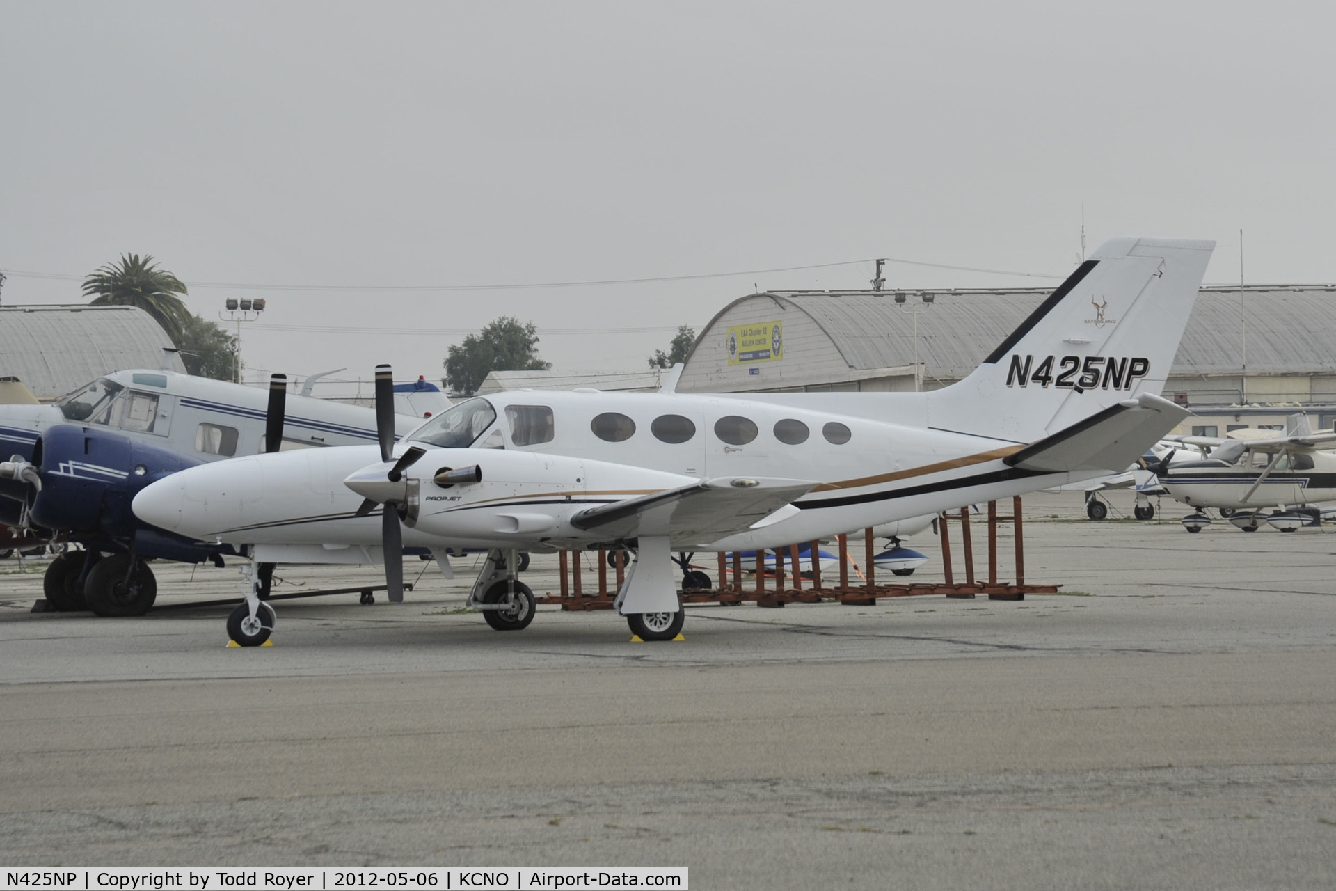 N425NP, 1985 Cessna 425 Conquest I C/N 425-0224, Parked at Chino