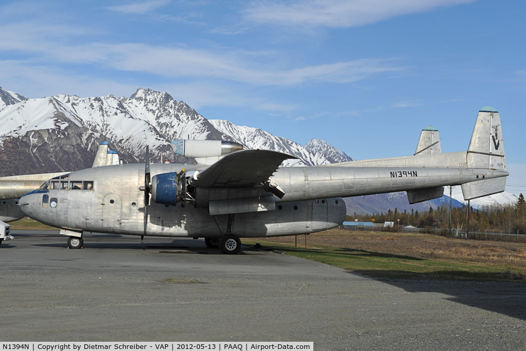 N1394N, 1953 Fairchild C-119F Flying Boxcar C/N 10840 (131673), Fairchild C119