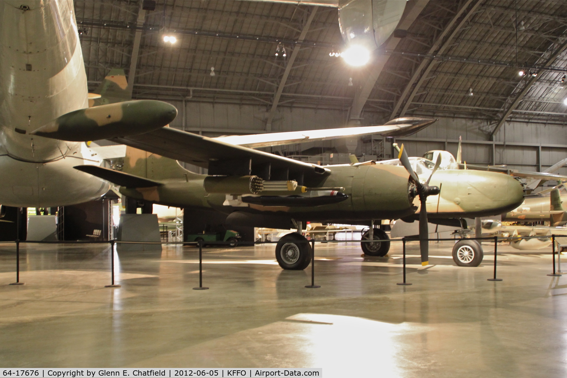 64-17676, 1971 Douglas-On Mark B-26K Counter Invader C/N 7309 (was 41-39596), At the Air Force Museum