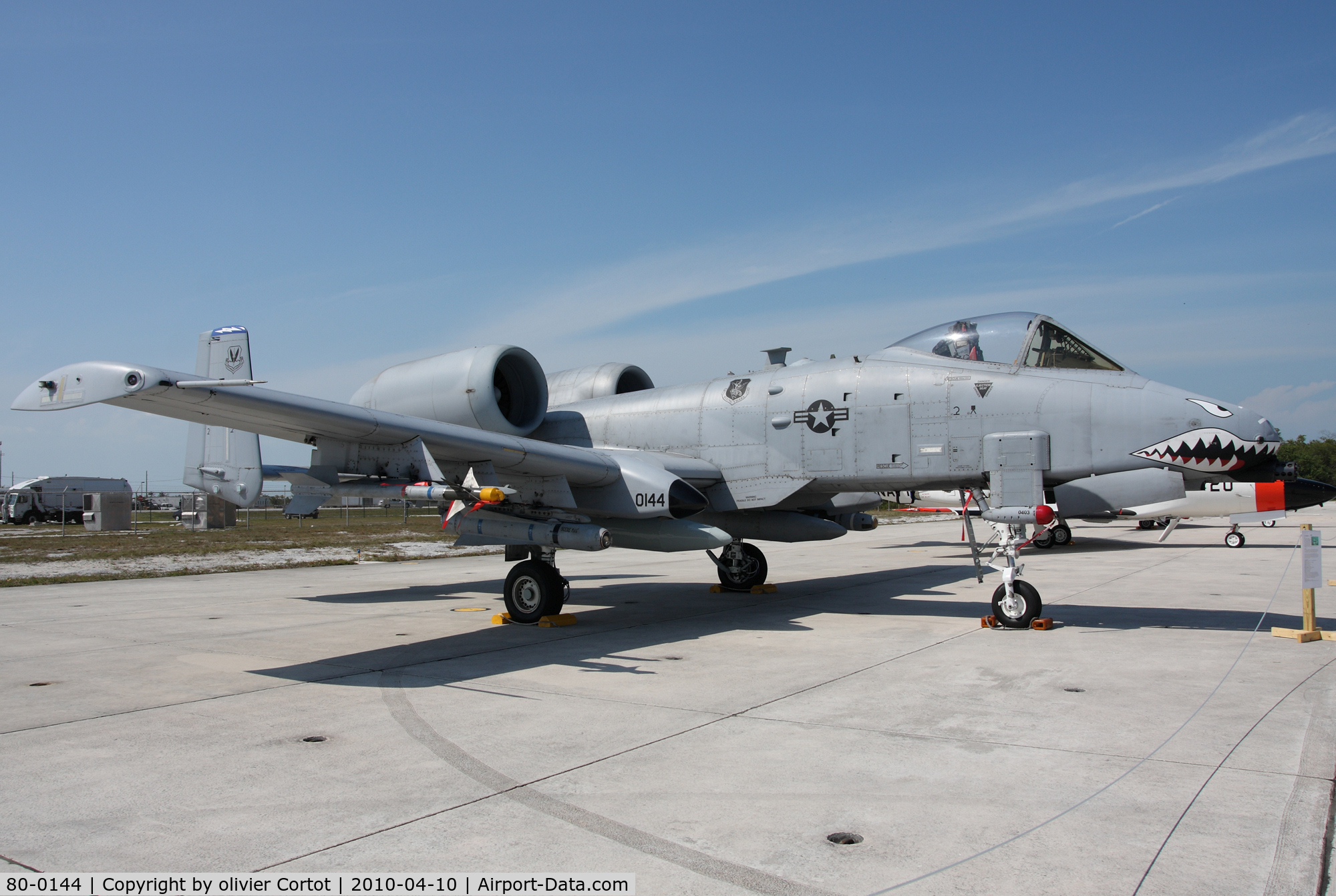 80-0144, 1980 Fairchild Republic A-10C Thunderbolt II C/N A10-0494, Key west airshow 2010