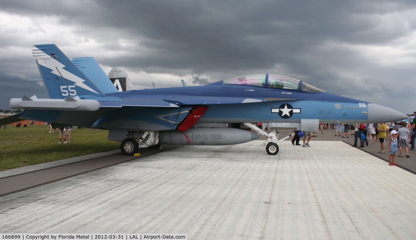 166899, Boeing EA-18G Growler C/N G-11, Special 100th Anniversary painted EA-18G