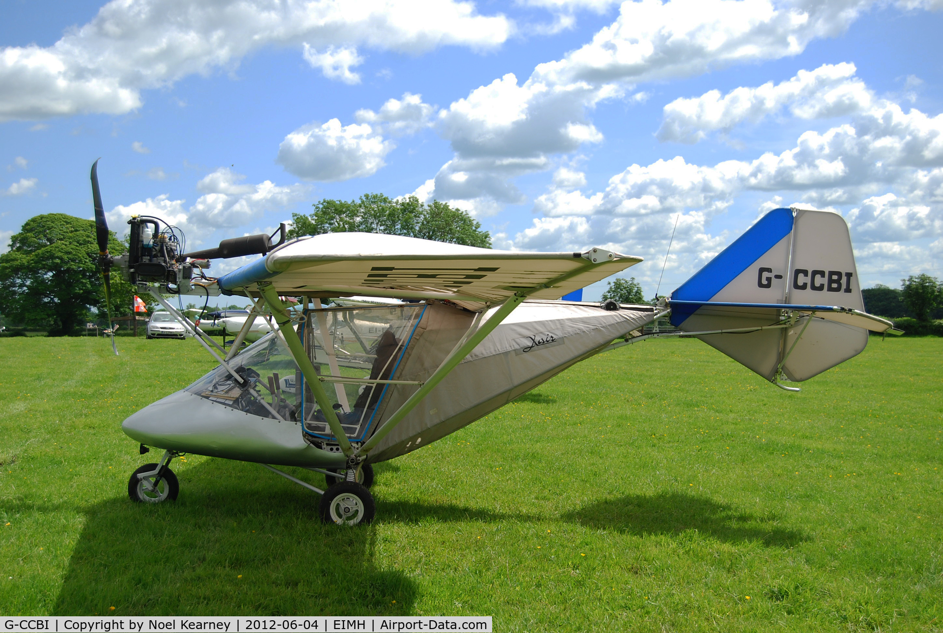 G-CCBI, 2003 Raj Hamsa X-Air R100(2) C/N BMAA/HB/192, Ballyboy Fly-in 04-06-2012.