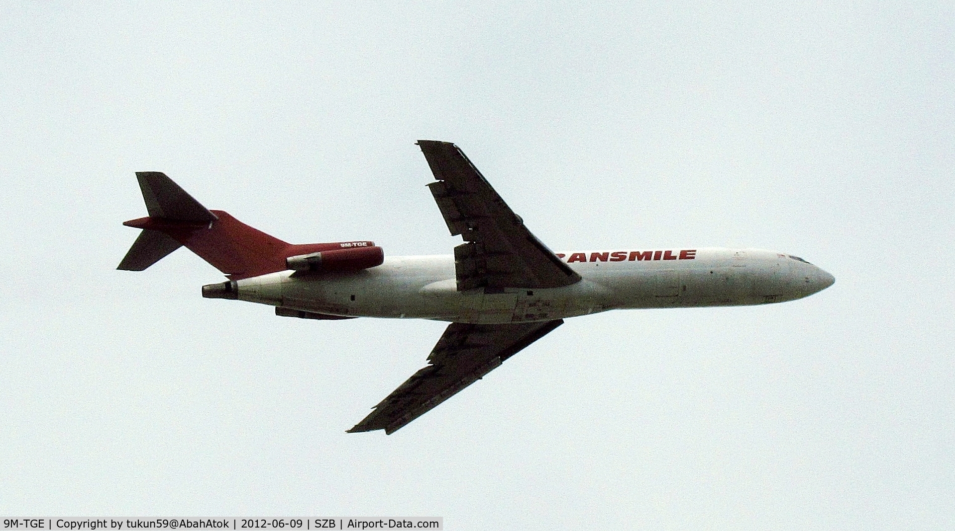 9M-TGE, 1979 Boeing 727-247F C/N 21697, Transmile Air Services