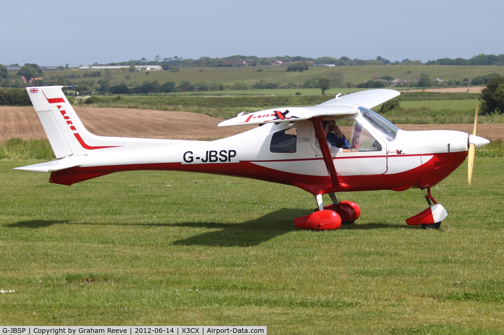 G-JBSP, 2000 Jabiru SP-470 C/N PFA 274B-13486, Just landed.