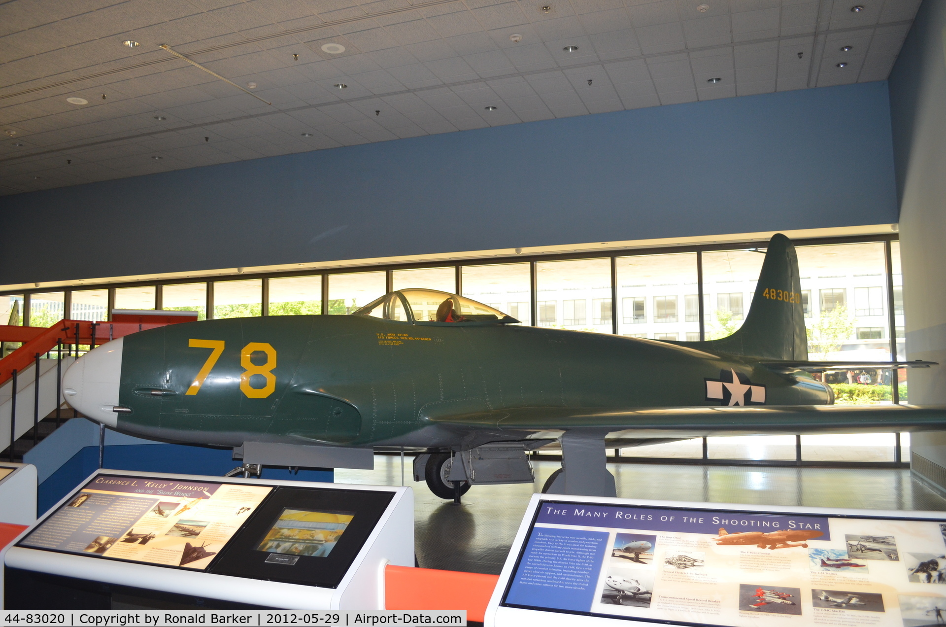 44-83020, 1943 Lockheed XP-80A Shooting Star C/N 140-1001, Air and Space Museum