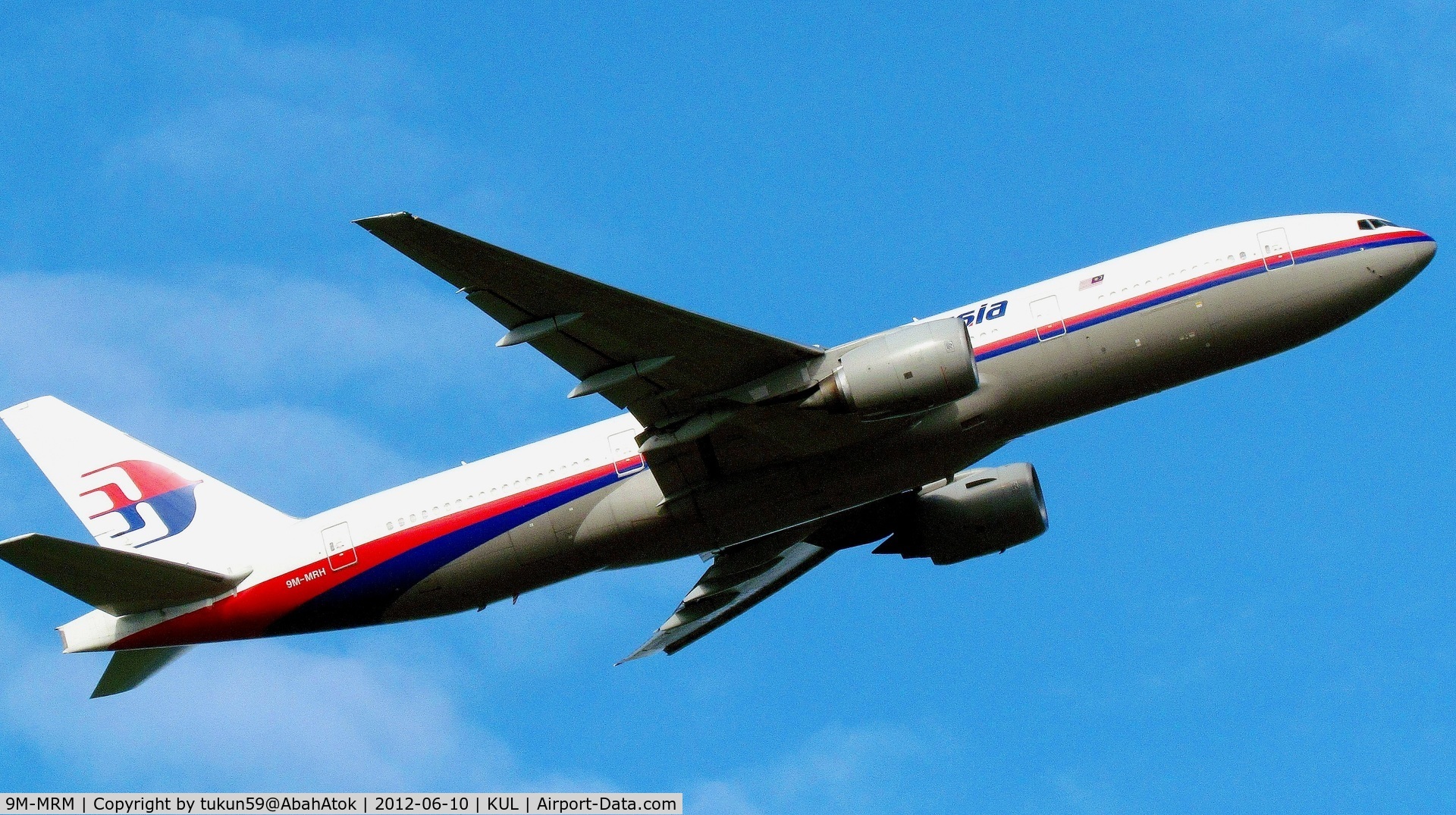 9M-MRM, 2001 Boeing 777-2H6/ER C/N 29066, Malaysia Airlines