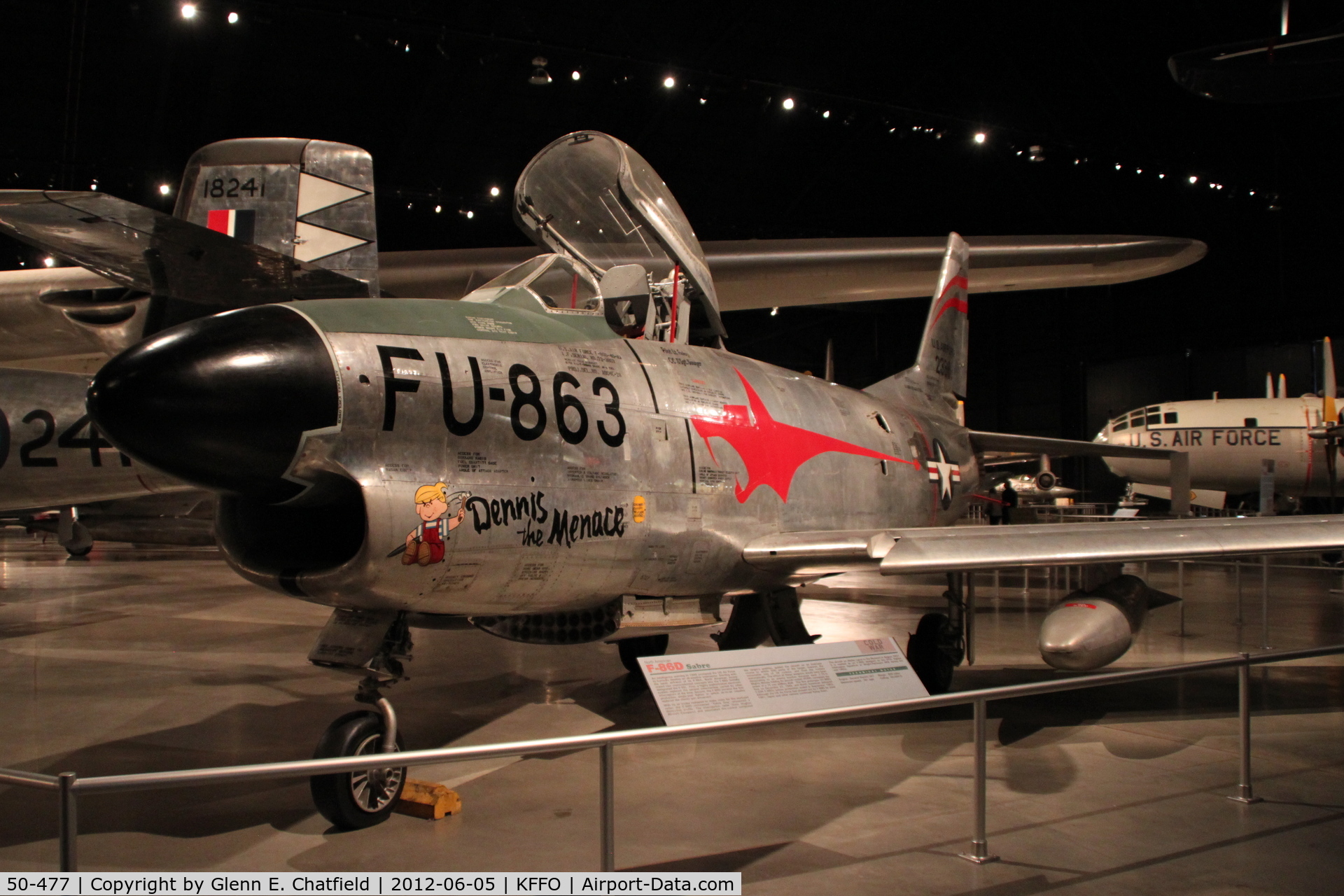 50-477, 1952 North American F-86D Sabre C/N 190-266, At the Air Force Museum