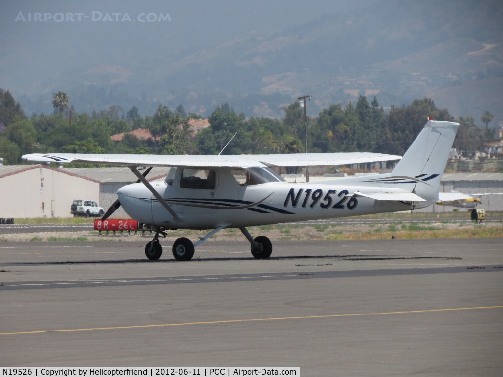 N19526, 1973 Cessna 150L C/N 15074471, Parked in transient parking