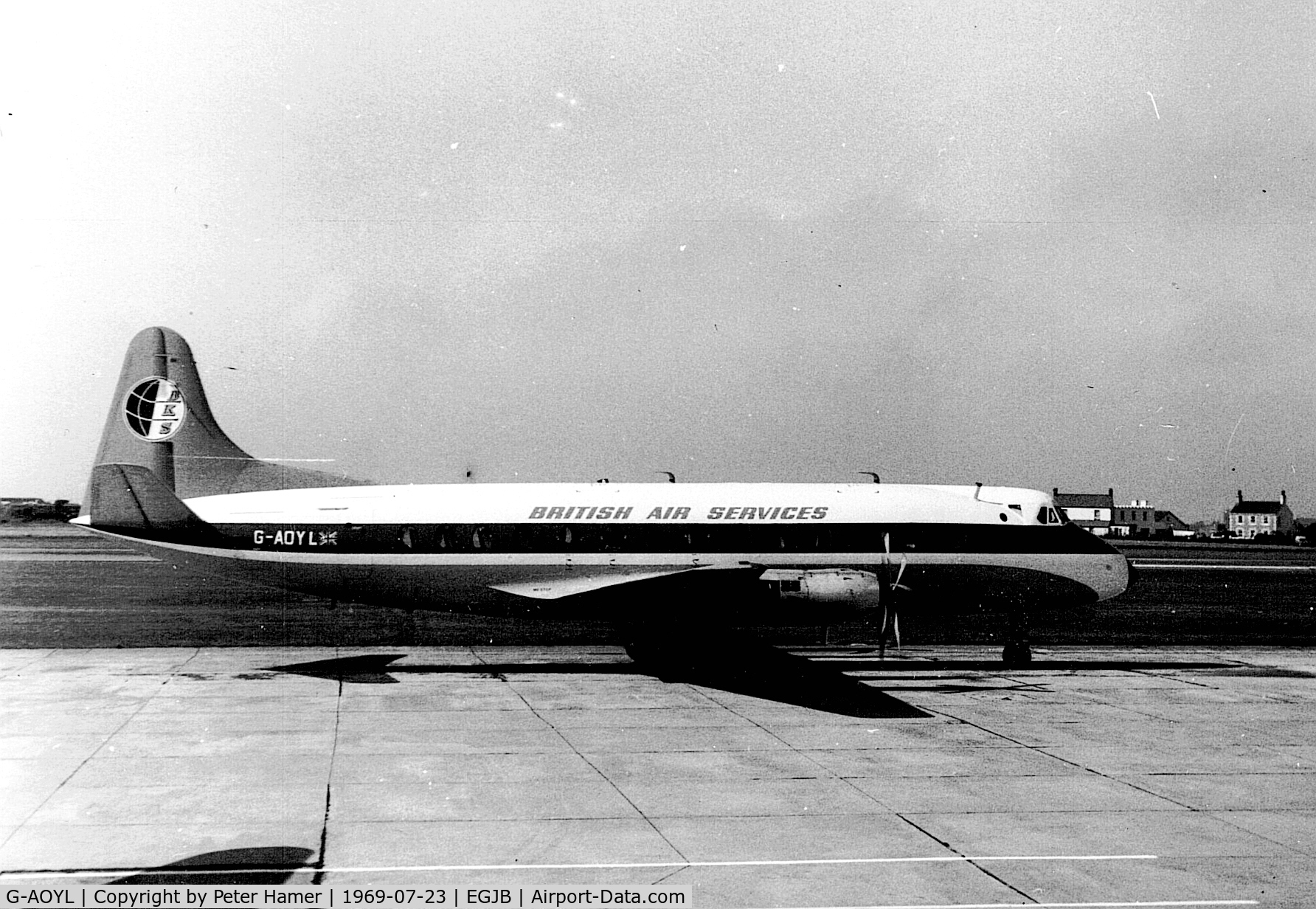 G-AOYL, 1958 Vickers Viscount 806 C/N 261, Guernsey