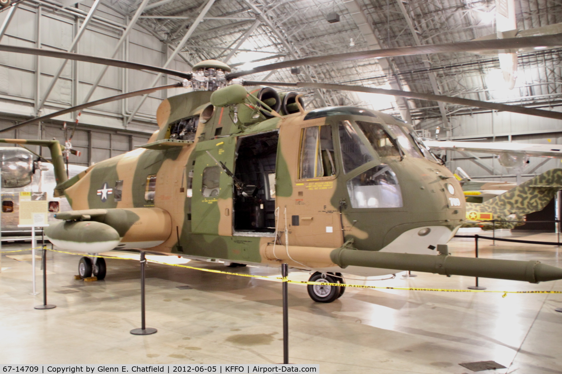 67-14709, 1967 Sikorsky HH-3E Jolly Green Giant C/N 61-611, At the Air Force Museum