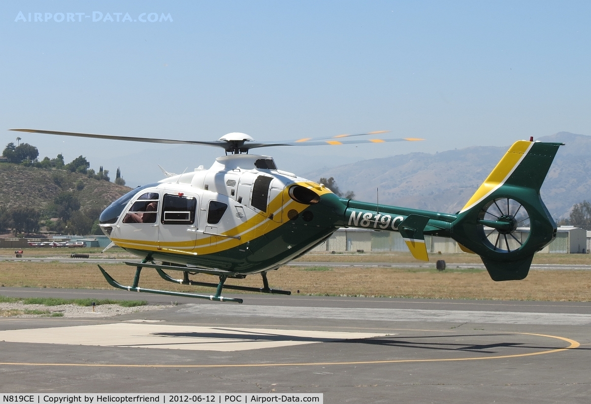 N819CE, 2007 Eurocopter EC-135P-2+ C/N 0544, Ground effect hover