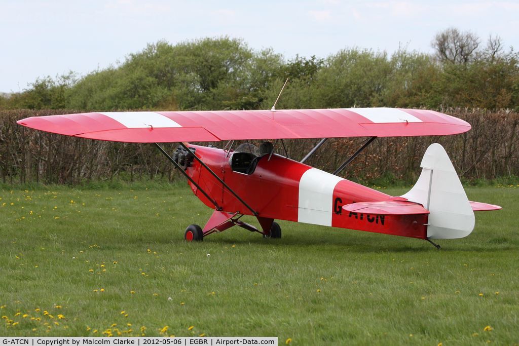 G-ATCN, 1965 Luton LA-4A Minor C/N PAL 1118, Luton 4A Minor at Breighton Airfield's 2012 May-hem Fly-In.