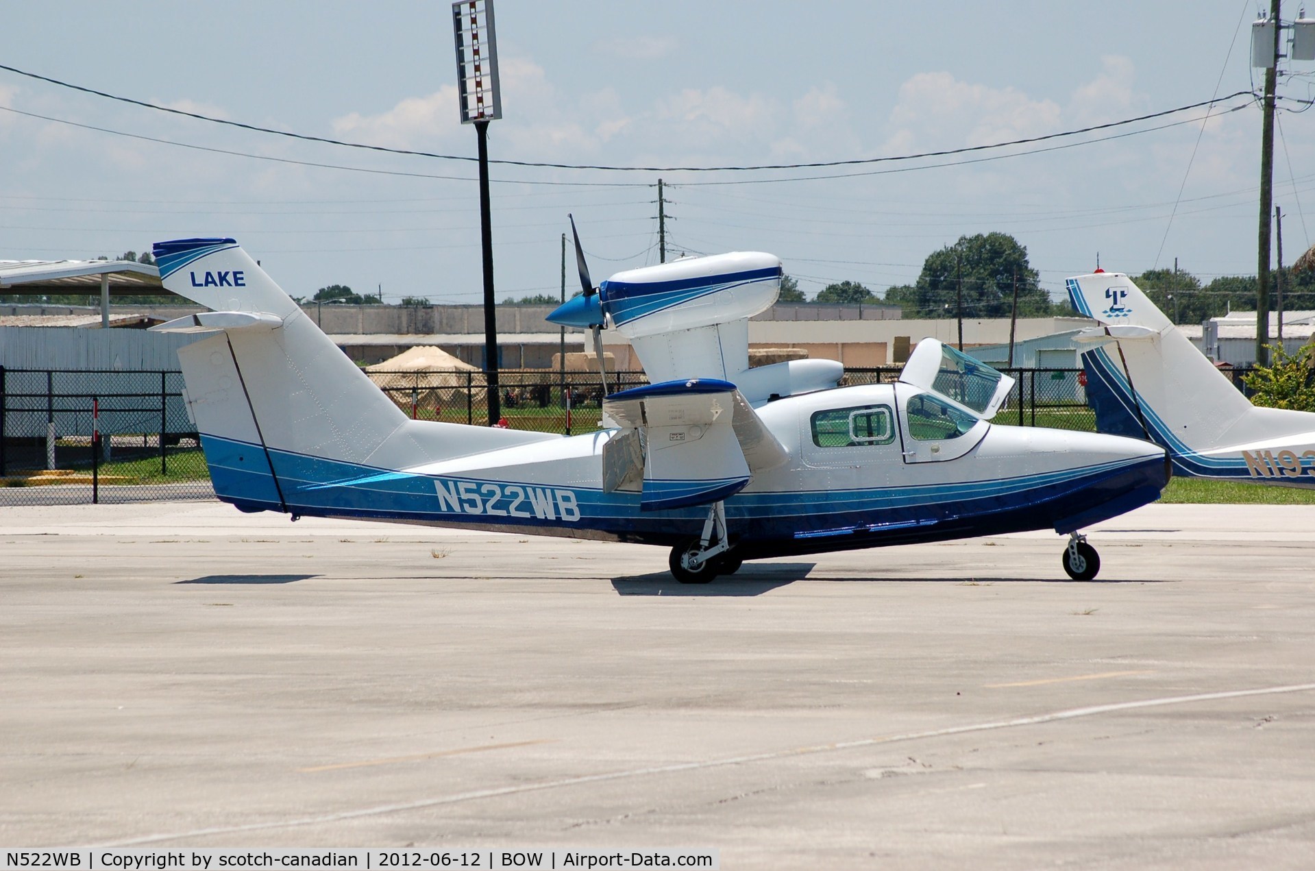 N522WB, Lake LA-250 Renegade C/N 56, Consolidated Aeronautics Inc LAKE MODEL 250 N522WB at Bartow Municipal Airport, Bartow, FL