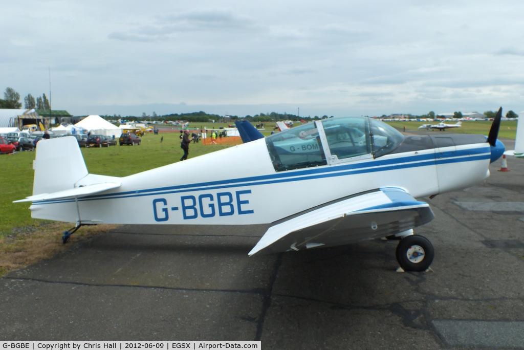 G-BGBE, 1961 SAN Jodel DR-1050 Ambassadeur C/N 260, at the Air Britain flyin 2012