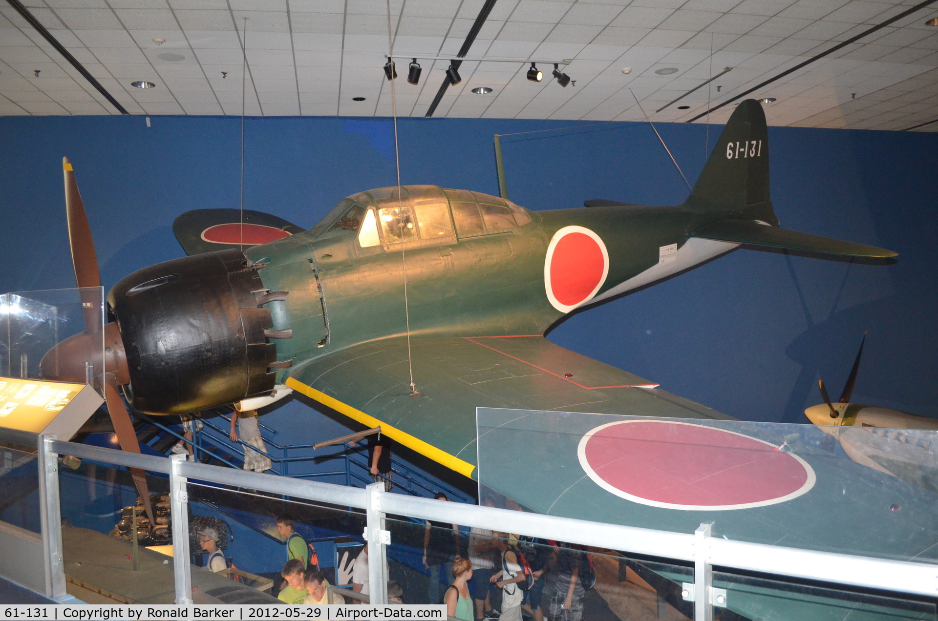 61-131, Mitsubishi A6M5 Zero C/N unknown, Air and Space Museum