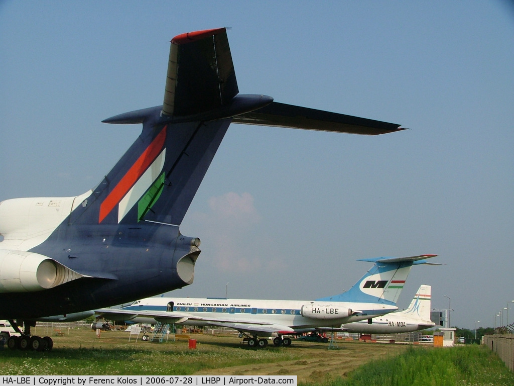 HA-LBE, 1969 Tupolev Tu-134 C/N 8350802, Ferihegy
