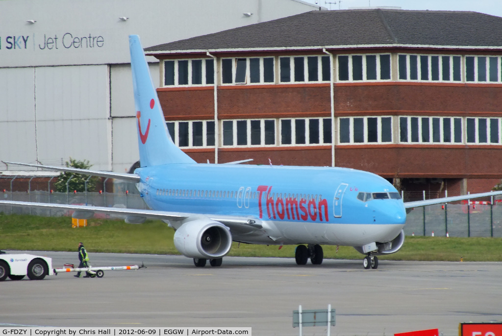 G-FDZY, 2011 Boeing 737-8K5 C/N 37261, Thomson