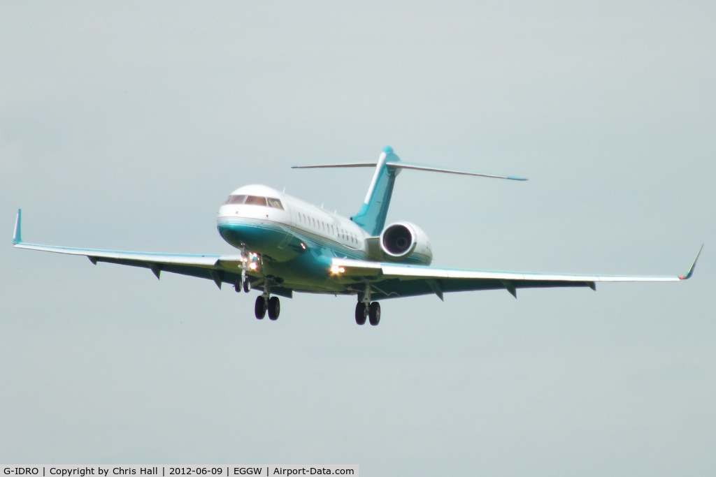 G-IDRO, 2008 Bombardier BD-700-1A10 Global Express XRS C/N 9286, Corporate Jet Management