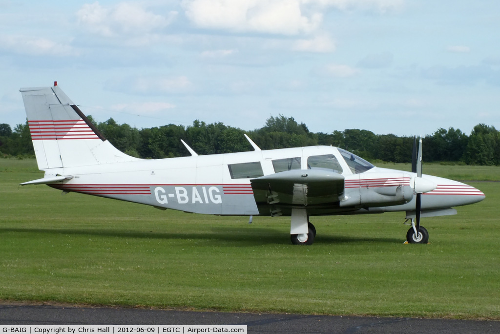 G-BAIG, 1972 Piper PA-34-200 Seneca C/N 34-7250243, Mid Anglia School of Flying