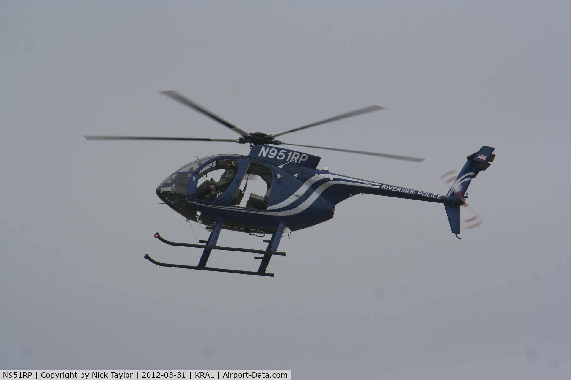 N951RP, 2008 MD Helicopters 369E C/N 0583E, Riverside Police