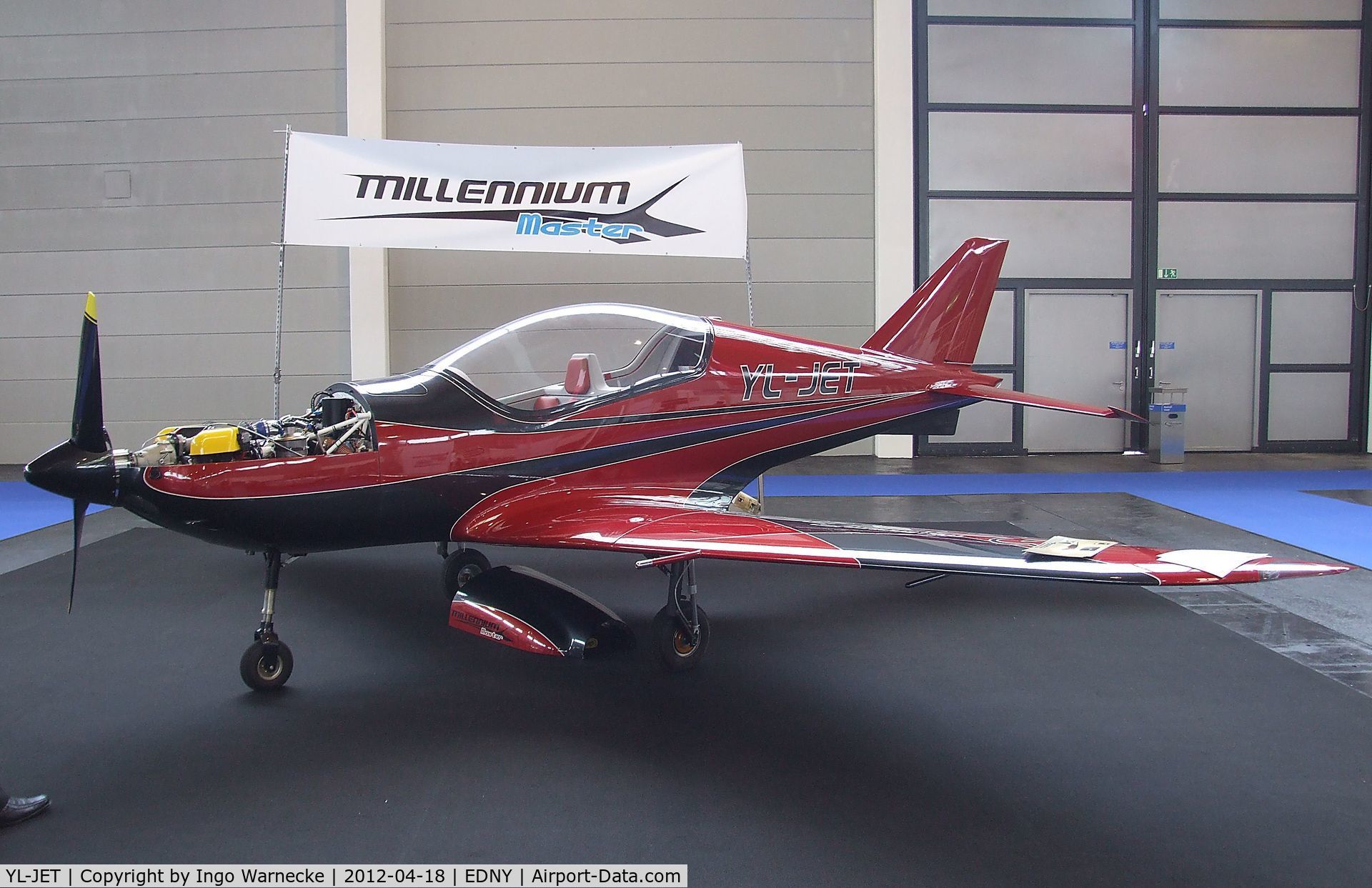 YL-JET, 2011 Pelegrin Millennium Master C/N 005, Pelegrin Millenium Master at the AERO 2012, Friedrichshafen