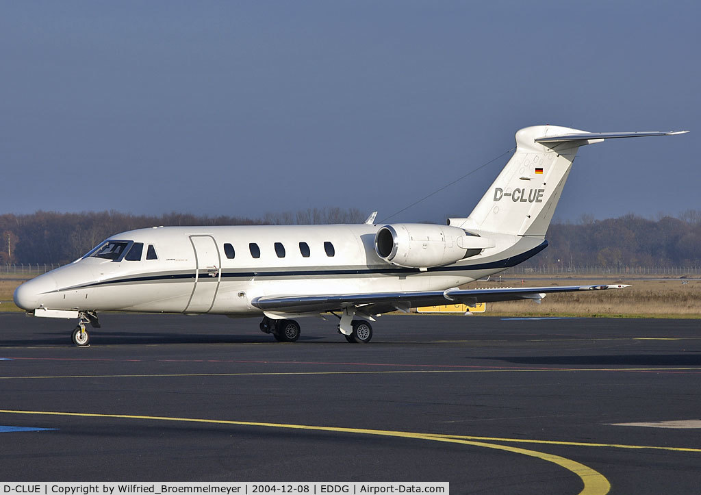 D-CLUE, 1989 Cessna 650 Citation III C/N 650-0174, Parked on General Aviation Apron.