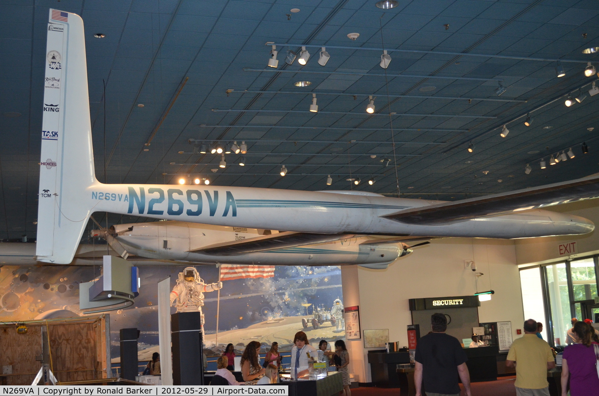 N269VA, Voyager Aircraft Inc Voyager 76 C/N 001, Air and Space Museum
