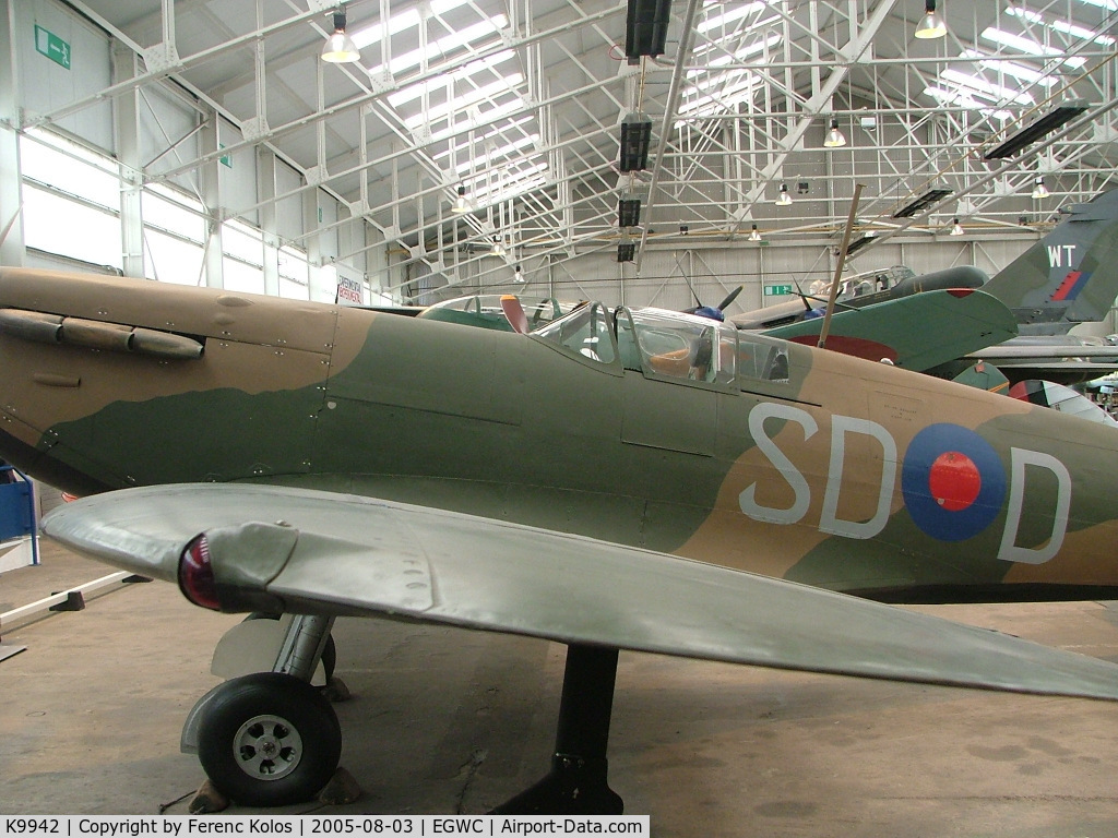 K9942, 1939 Supermarine Spitfire Mk IA C/N 6S/30225, Museum