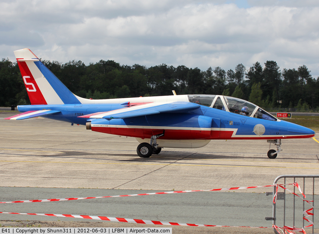 E41, Dassault-Dornier Alpha Jet E C/N E41, Demo flight during LFBM Open Day 2012