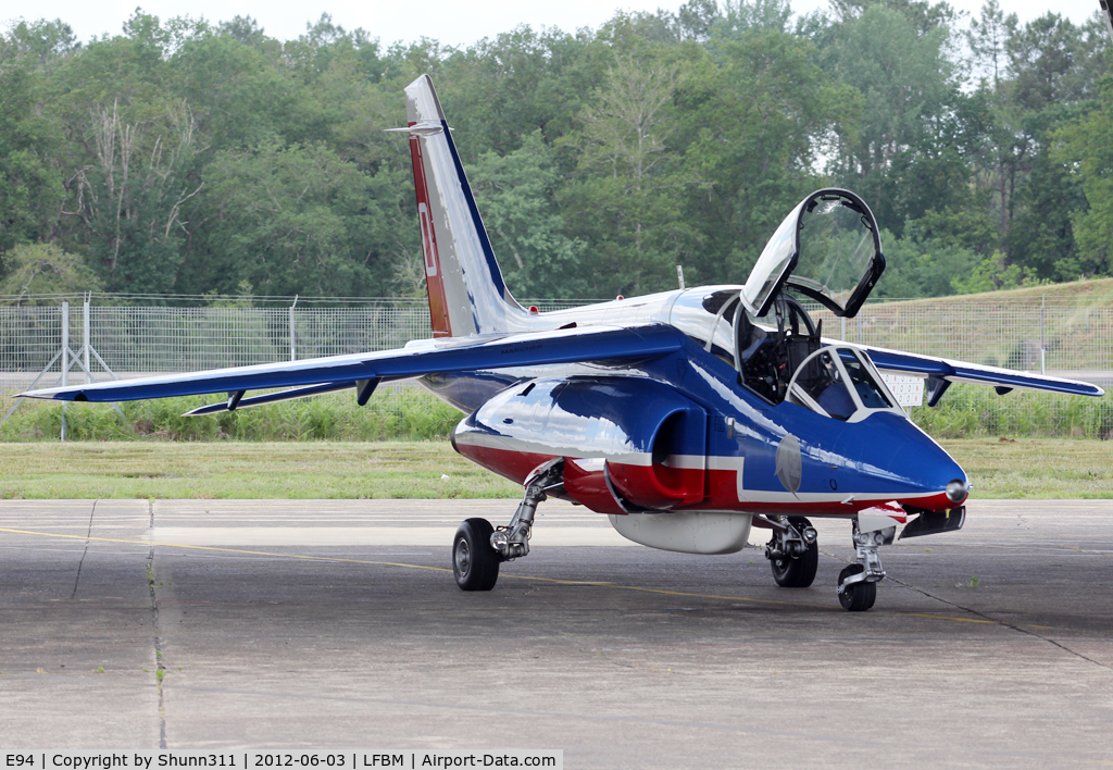 E94, Dassault-Dornier Alpha Jet E C/N E94, Used as spare during LFBM Open Day 2012