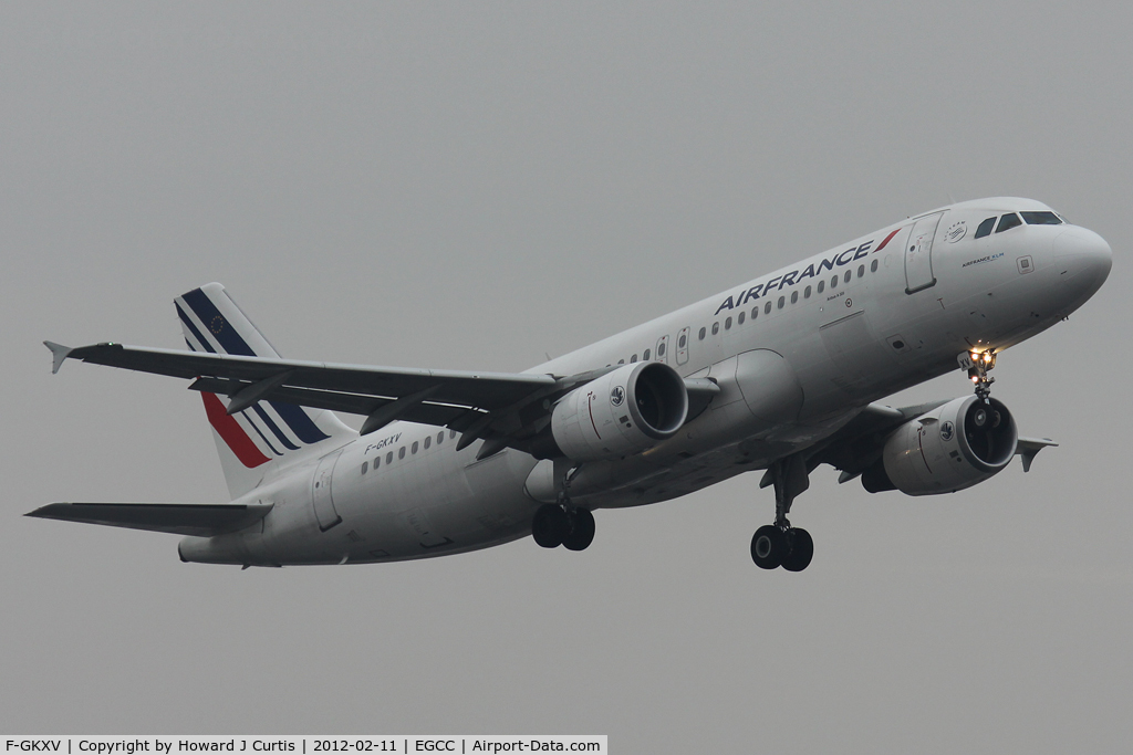 F-GKXV, 2009 Airbus A320-214 C/N 4084, Operated by Air France.