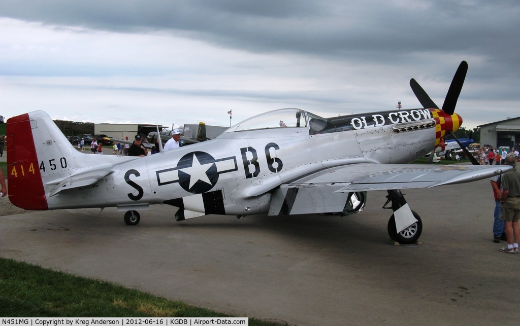 N451MG, 1944 North American P-51D Mustang C/N 44-74774, 2012 Ray Fagen Memorial Airshow