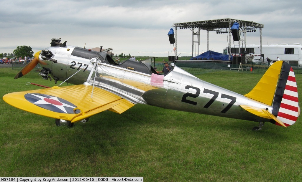 N57184, 1941 Ryan Aeronautical ST3KR C/N 1306, 2012 Ray Fagen Memorial Airshow