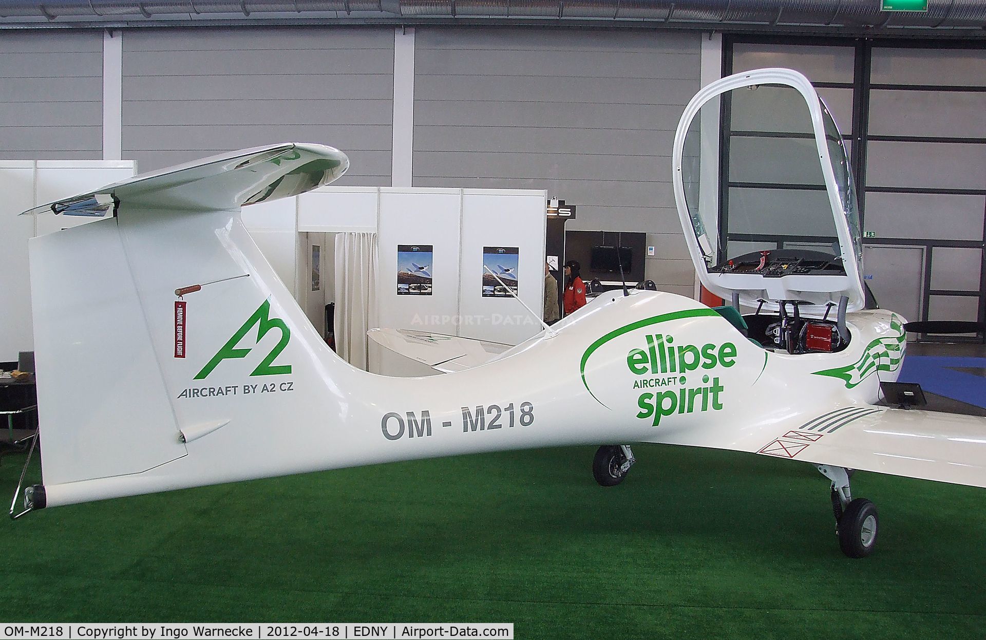 OM-M218, Ellipse Spirit C/N 002, Ellipse Spirit at the AERO 2012, Friedrichshafen
