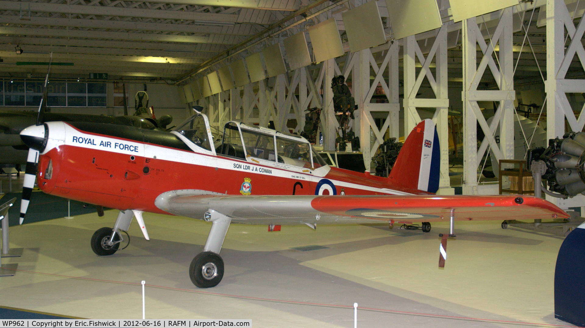 WP962, De Havilland DHC-1 Chipmunk T.10 C/N C1/0809, 3. WP962 at RAF Museum, Hendon.