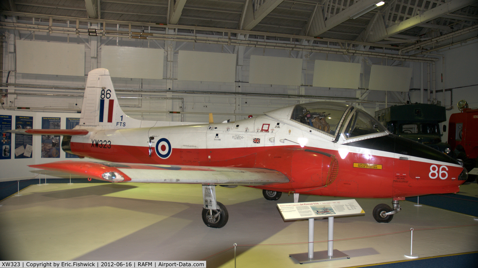 XW323, 1970 BAC 84 Jet Provost T.5A C/N EEP/JP/987, 3. XW323 at RAF Museum, Hendon.