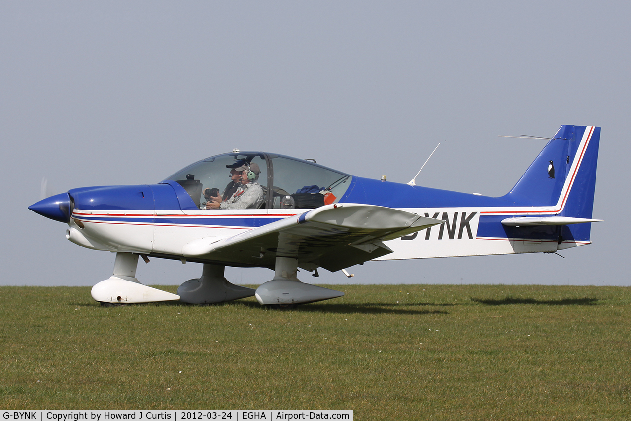 G-BYNK, 1999 Robin HR-200-160 C/N 338, Privately owned.